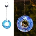 thumbnail image 4 of Outdoor Bird Feeder,Glass Fly Through Solar Bird Feeders,Mosaic Bird Feederfor Outdoor Hanging with Round Shape Glass Container for Garden Yard Decor, 4 of 6