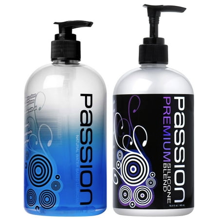 Lubricant 2 Pack- Light 16.4 oz & Natural Water Based 16