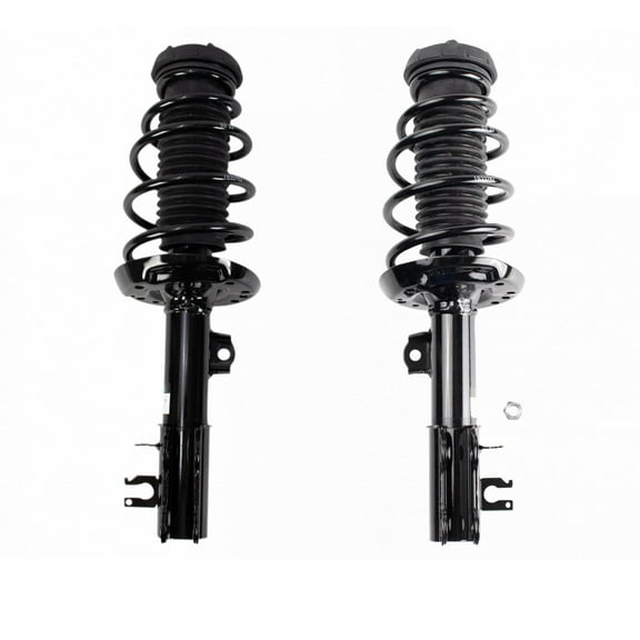TRQ Front Strut & Coil Spring Assembly Set Driver & Passenger Sides Fits Select 12-19 Chevrolet Sonic