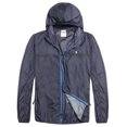 thumbnail image 6 of Little Donkey Andy Men's Waterproof Rain Jacket, Lightweight Windproof Outdoor Shell with Hood for Hiking Travel Golf Type A Rain Navy Blue M, 6 of 7