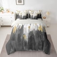 thumbnail image 2 of Homewish Oil Apinting Aesthetic 7-Piece Twin Bedding Sets,Modern Graffiti Bedding Comforter Set,Black Gray White Sheet Sets For Girls Kids,Super Cozy Room Decor Reversible, 2 of 8