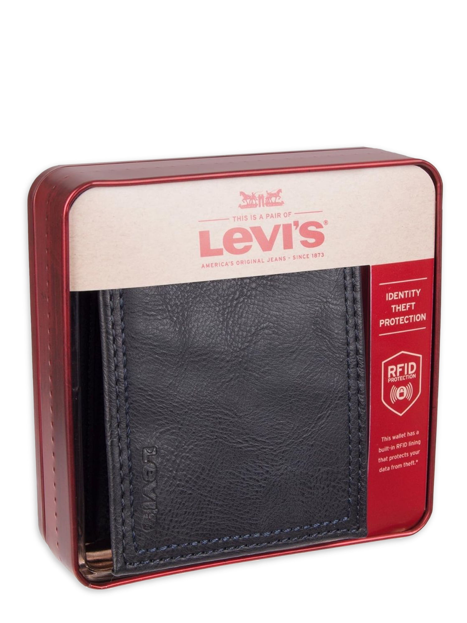 Levi's Men's RFID Extra Capacity Slimfold Wallet 