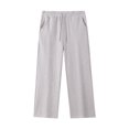 thumbnail image 6 of Men's 2 Piece Set Tracksuit Polyester Quick Dry Sportswear Long Sleeve Crewneck Pullover Jogger Pants Elastic Waist Comfort Workout Running Casual Daily Lounge | Zenithor,Gray S, 6 of 6