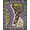 Purple, Pattern 10, variant on ODIKA 8'x10' Washable Area Rug Purple Green Vibrant Abstract Leafy Dynamic Geometric Design with Bold Accents for Living Room, Under Sectional, Family , Durable, Non-Slip