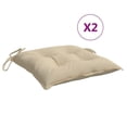 thumbnail image 3 of Cojines para Silla Casafoyer Beige Tela 50x50x7 cm 2 unidades, 3 of 4