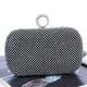 thumbnail image 5 of Bolso de noche con diseño creativo de anillo para el dedo, bolso de mano con diamantes de imitación, minibolso hecho a mano para mujer (negro), 5 of 7