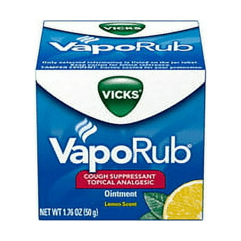 VICKS VapoRub 100g 4個セット Vicks VapoRub 4 Pack - Cold Suppressant, Lemon Scented Cough