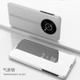 thumbnail image 1 of For Honor Magic4 Lite 5G Case Smart Mirror Magnetic Flip Kickstand Phone Case For Hnor Magic 4 Light 4Lite Shockproof Back Cover Silver For Magic 4 Lite 5G, 1 of 6