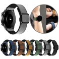 thumbnail image 2 of Magnetic Buckle Leather Silicone Strap 20mm, 2 of 5