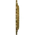 thumbnail image 4 of Ekena Millwork 13 1/4"OD x 6 5/8"ID x 1 1/8"P Orrington Ceiling Medallion (Fits Canopies up to 6 5/8"), Hand-Painted Gold, 4 of 5