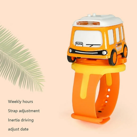 Dianli Alliage Jouet Voiture Mini Q Version de Voiture Bus Enfants Regarder Induction Interactive sur Tendance Faible Dépense