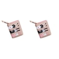 thumbnail image 2 of Minnieouse Diseñador de marca de lujo para mujer, pequeña cartera corta funcional rosa para niñas, monedero encantador de gato de dibujos Type4 NO4, 2 of 6