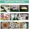 thumbnail image 6 of 2pcs PVC Foam Board Sheet 12x12inch Square White Foam PVC Plates Plastic Sheets, 6 of 9