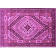 thumbnail image 1 of Ahgly Company Indoor Rectangle Persian Purple Traditional Area Rugs, 8' x 10', 1 of 4