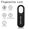 thumbnail image 5 of Fingerprint Padlock M01 Anti-Theft Smart Door Lock Keyless Black, 5 of 5