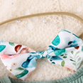 thumbnail image 4 of Bébés Filles Robe Romper Mouche Manches Floral Romper + Bandeau Noeud, 4 of 9