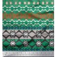 thumbnail image 2 of Soimoi Poly Georgette Fabric Aztec Panel Print Sewing Fabric Yard 42 Inch Wide, 2 of 3