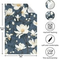 thumbnail image 3 of Dreamtimes White Flowers Kitchen Towel, Dish Towels Quick Drying Tea Towels Absorbent Hand Towels for Kitchen Sink Dinner Table 28 x 18 Inches, Set of 4, 3 of 7