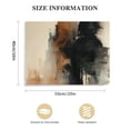 thumbnail image 3 of Orinice Black And Brown Abstract Wall Art Watercolor Prints Brown Abstract Pictures Terracotta Art Abstract Watercolor Paintings On Canvas Terracotta Artwork Modern Black Brown Poster Art  20x16in, 3 of 6