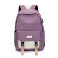 thumbnail image 2 of Backpack Large Size School Bag For Middle School Students,Dark night black, 2 of 2