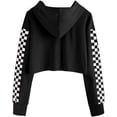 thumbnail image 2 of Imily Bela Kids Cropped Top Girls Hoodie Cute Plaid manga larga moda sudadera Ormromra WMPH-1169-16, 2 of 5