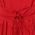 thumbnail image 5 of Grebrafan Women Renaissance Gothic Peasant Medieval Long Dress L red, 5 of 5