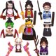 thumbnail image 4 of Bloques de construcción de dibujos animados de Demon Slayer, minifiguras de acción, muñecos, juguetes, Tanjiro, Nezuko, Zenitsu, Inosuke, Kanao, Sanemi, 4 of 4