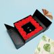 thumbnail image 3 of Juego de caja de rosas con lazo, soporte para collar de flores falsas de papel multiusos para boda Jikaix, 3 of 5