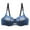 Blue womens tops, variant on Cyber and Monday Deals Dianli Women's Plus Size Bras Floral Print Fashion Casual Loose Soft Woman's Fashion Plue Size Underwire Lace Embroidery Comfortable Push Up Hollow Out Bra Underwear
