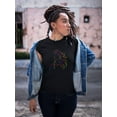 thumbnail image 2 of Horse With Colors T-Shirt Women -Image by Shutterstock, Female Small, 2 of 4
