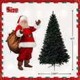 thumbnail image 5 of 6ft Christmas Tree, Pre-Lit Spruce Artificial Holiday Christmas ,with 920 Branch Tips and 280 Color Led Changing Lights with 11 Lighting Modes, For Halloween ,Xmas Decoration, 5 of 9