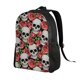 thumbnail image 2 of Balery Skull and Roses Mochila - Mochila Estilosa y Duradera para Laptop de 15 Pulgadas con Tela Oxford Impermeable, 2 of 8