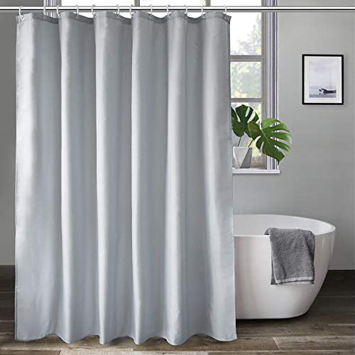 Aoohome Fabric Shower Curtain Stall, What Size Shower Curtain For Stall