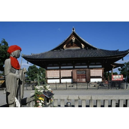 Statue of Jizo, Toji Temple, Kyoto, Kansai, 9th Century, Japan Print Wall