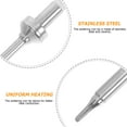 thumbnail image 5 of Solder Tip Replacement Soldering Iron Tip Lcd Stainless Steel Ceramics 10.60X1.10X1.10CM, 5 of 6