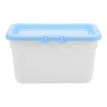 Pod Dispenser for Laundry Room Beads Container with Lid Digital Inflatable Board Blue