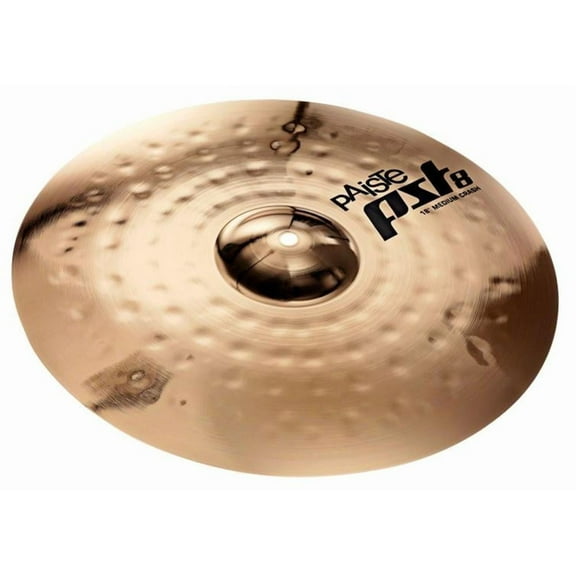 Paiste 1801418 18" Pst 8 Reflector Medium Crash Cymbal With Washy Stick Sound