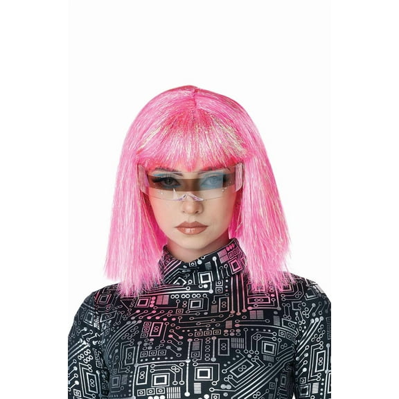 Shimmering Pink Cosplay Bob Wig