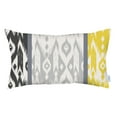 thumbnail image 4 of Ikat Set of 2 Lumbar 12"x20" Boho Throw Pillow Covers, 4 of 4