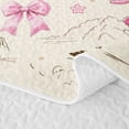 thumbnail image 5 of Homewish Farmhouse Cowgirl Twin Quilt Set For Girls,Personalized Initial S Twin Coverlet Set,2pcs, 5 of 7