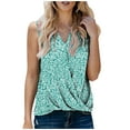 thumbnail image 1 of DPTALR Blouse Décontractée à Col en V pour Femme, T-Shirt Sans Manches, Hauts d'Été, 1 of 5