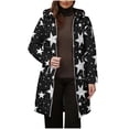 thumbnail image 3 of Long Winter Coats for Women Fleece Lined Puffer Jacket Oversized Waterproof Thicken Parka Outwear with Zip Pockets, 3 of 7