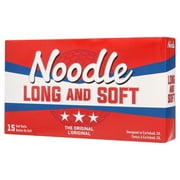 Noodle Long and Soft Golf Balls 15pk, White