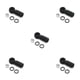 thumbnail image 2 of Conector de manguera de freno de disco Greeniant 5Conjunto Negro, 2 of 6