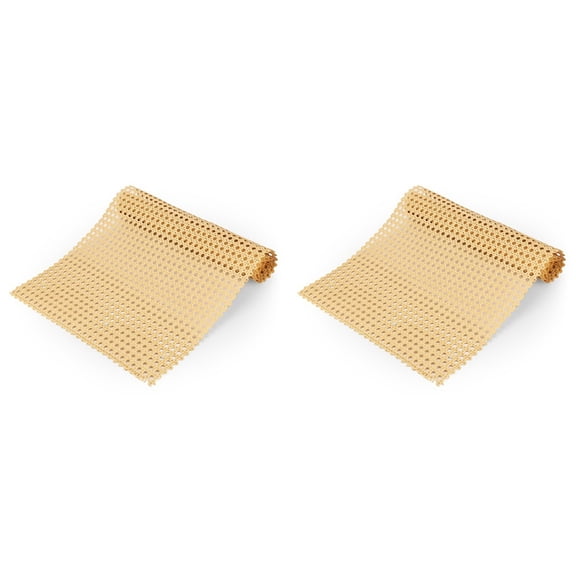 2X Cane Webbing Rattan Roll, Viennese Wicker, Natural Rattan Wicker Furniture for Craft Projects,DIY Chair Cabinet