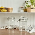 thumbnail image 4 of Mason Craft & More 1.5 Liter (50oz) Airtight Glass Clamp Jar with Lid, Clear Round Mason Jar Storage Canister, 4 of 10
