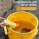 thumbnail image 4 of Outdoor Portable Folding Bucket Portable Fishing Water Storage Container Camping Travel Portable Picnic Bucket Yellow B, 4 of 5