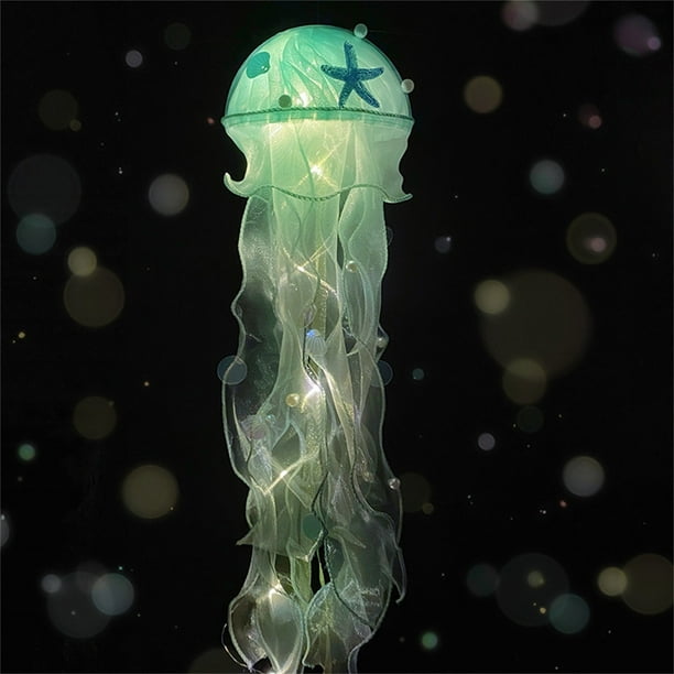 Fiudx Luces de Medusas, Kit de Materiales para Crear Una Decoración Única, Centro de Mesa Llamativo para Fiestas, Hermosas Decoraciones Colgantes para Bodas, Eventos con Temática Submarina, Fácil Mon