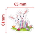 thumbnail image 2 of Easter Egg and Bunny Stickers Pack 100 PCS Colorful Waterproof Vinyl Decals for Kids, Scrapbooking, DIY Crafts, 2 of 7