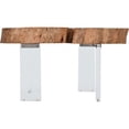 thumbnail image 3 of Meridian Furniture Woodland Live Edge Acacia Wood Top Coffee Table, 3 of 6